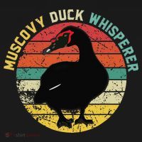 Retro Muscovy Duck Whisperer Funny Farmer Muscovy Duck Gift Backpack thumb 2