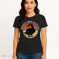 Retro Muscovy Duck Whisperer Funny Farmer Muscovy Duck Gift Women's T-Shirt thumb 4