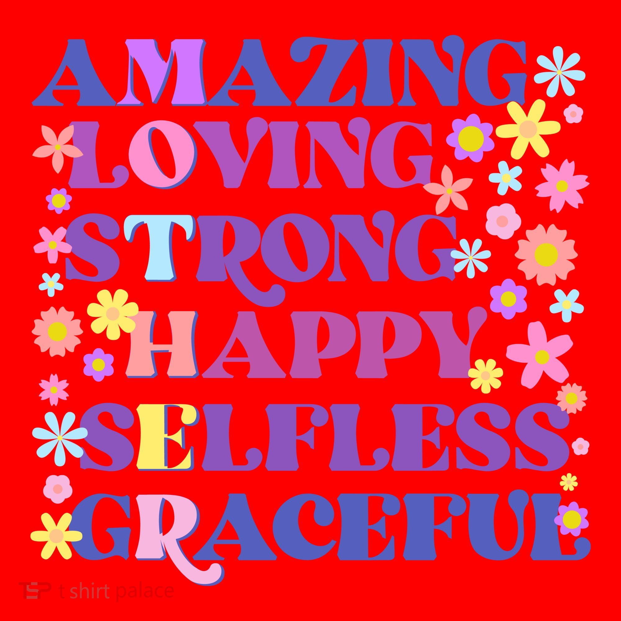 Retro Mother Day Amazing Loving Strong Happy Selfless Graceful Santa Hat