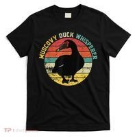 Retro Muscovy Duck Whisperer Funny Farmer Muscovy Duck Gift T-Shirt thumb 0