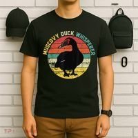 Retro Muscovy Duck Whisperer Funny Farmer Muscovy Duck Gift T-Shirt thumb 6