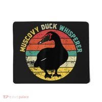 Retro Muscovy Duck Whisperer Funny Farmer Muscovy Duck Gift Mousepad thumb 0
