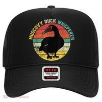 Retro Muscovy Duck Whisperer Funny Farmer Muscovy Duck Gift Hat thumb 0
