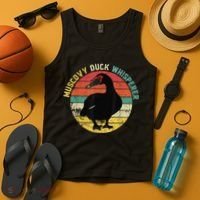 Retro Muscovy Duck Whisperer Funny Farmer Muscovy Duck Gift Tank Top thumb 4
