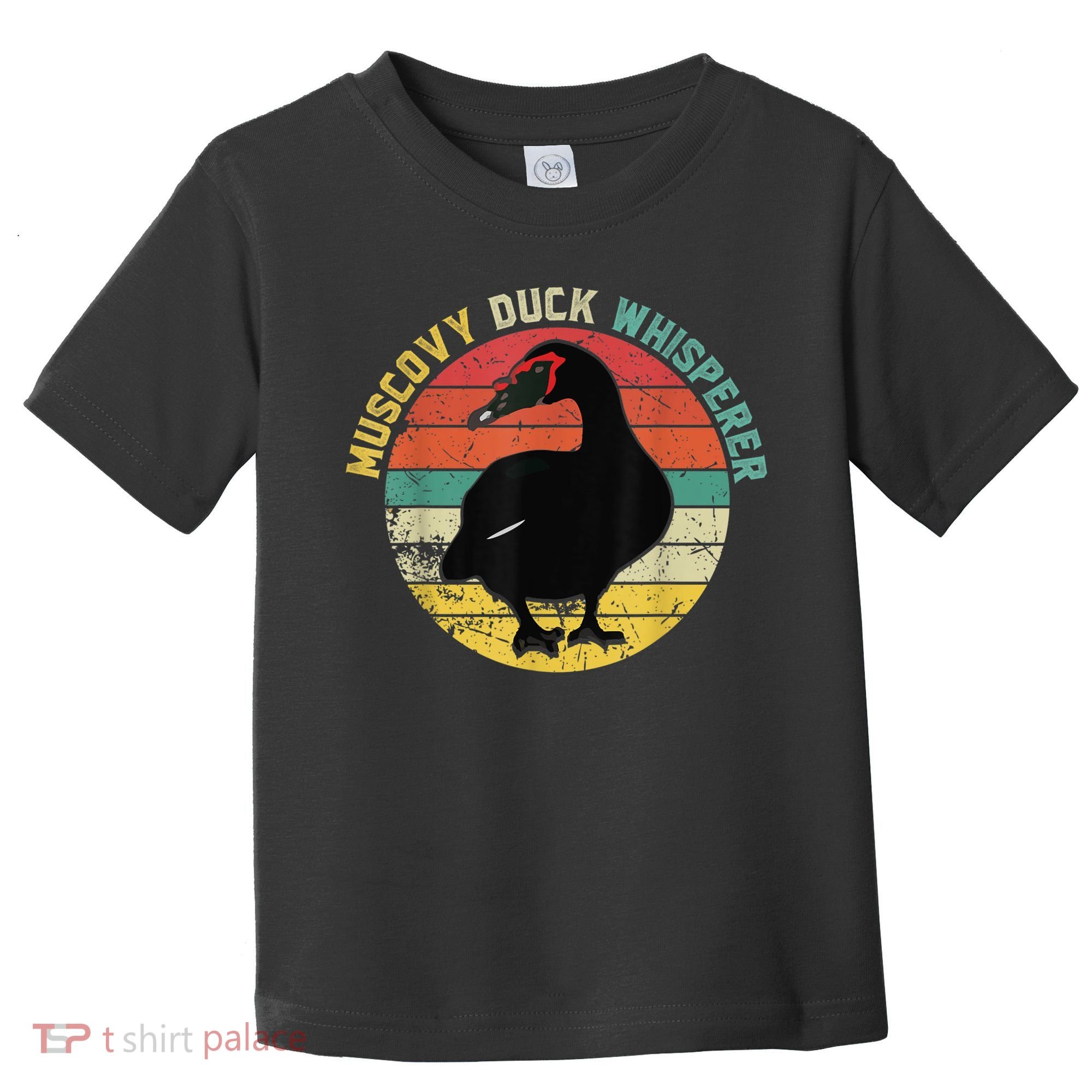 Retro Muscovy Duck Whisperer Funny Farmer Muscovy Duck Gift Toddler T-Shirt