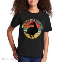 Retro Muscovy Duck Whisperer Funny Farmer Muscovy Duck Gift Kids T-Shirt thumb 2