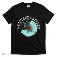 Recovery Matters Drug Alcohol Awareness Addiction Ribbon T-Shirt thumb 0