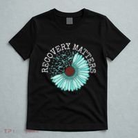 Recovery Matters Drug Alcohol Awareness Addiction Ribbon T-Shirt thumb 5