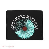 Recovery Matters Drug Alcohol Awareness Addiction Ribbon Mousepad thumb 0