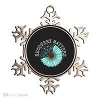 Recovery Matters Drug Alcohol Awareness Addiction Ribbon Ornament thumb 0
