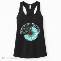 Recovery Matters Drug Alcohol Awareness Addiction Ribbon Women's Tank Top thumb 0