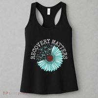 Recovery Matters Drug Alcohol Awareness Addiction Ribbon Women's Tank Top thumb 3