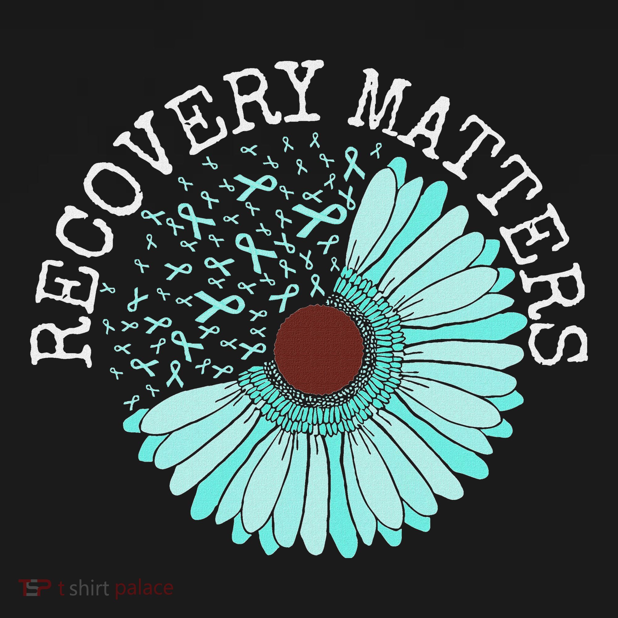Recovery Matters Drug Alcohol Awareness Addiction Ribbon Women's Tank Top