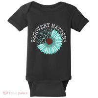 Recovery Matters Drug Alcohol Awareness Addiction Ribbon Baby Bodysuit thumb 0