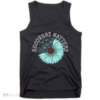 Recovery Matters Drug Alcohol Awareness Addiction Ribbon Tank Top thumb 0