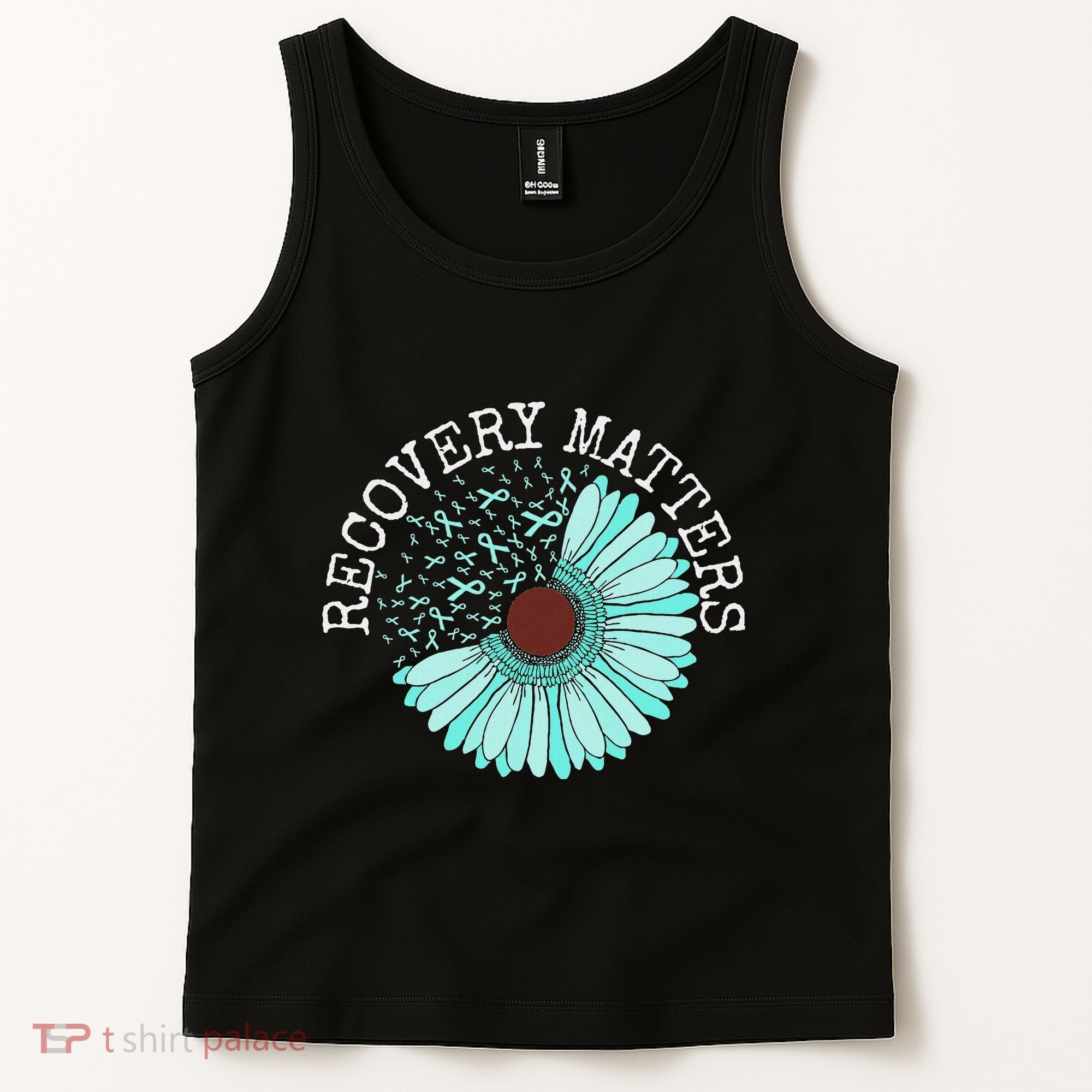 Recovery Matters Drug Alcohol Awareness Addiction Ribbon Tank Top