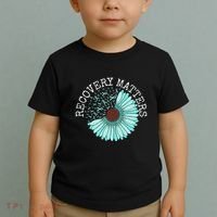 Recovery Matters Drug Alcohol Awareness Addiction Ribbon Toddler T-Shirt thumb 2