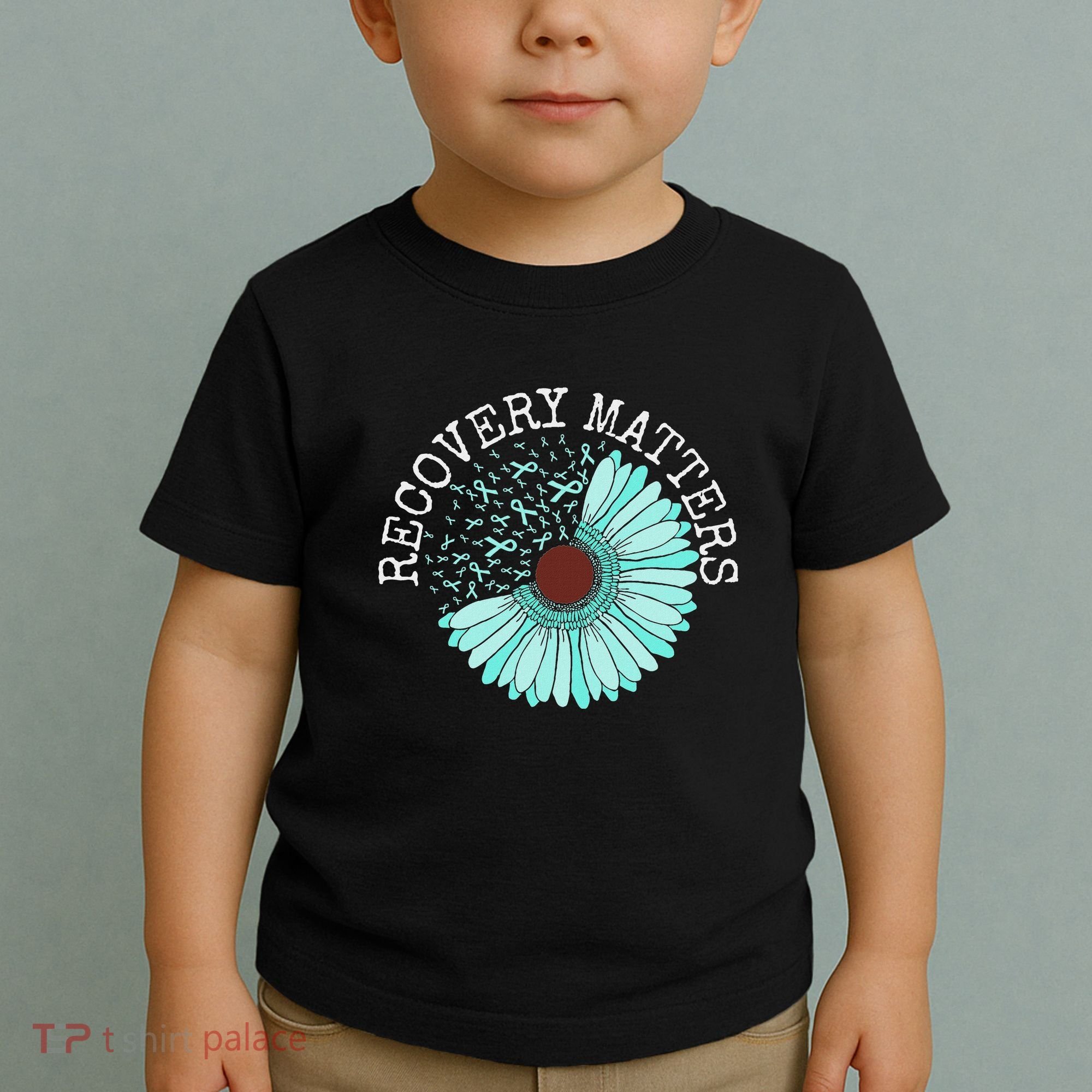 Recovery Matters Drug Alcohol Awareness Addiction Ribbon Toddler T-Shirt