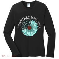 Recovery Matters Drug Alcohol Awareness Addiction Ribbon Women's Long Sleeve Shirt thumb 0