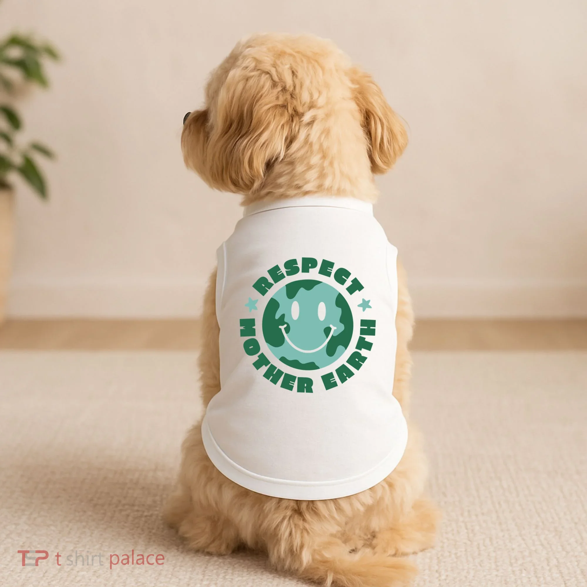 Respect Mother Earth Planet Doggie Tank