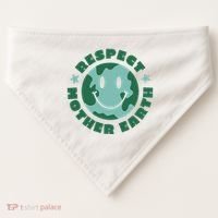 Respect Mother Earth Planet USA-Made Doggie Bandana thumb 0