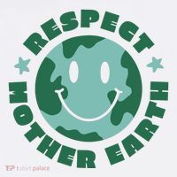 Respect Mother Earth Planet USA-Made Doggie Bandana thumb 2