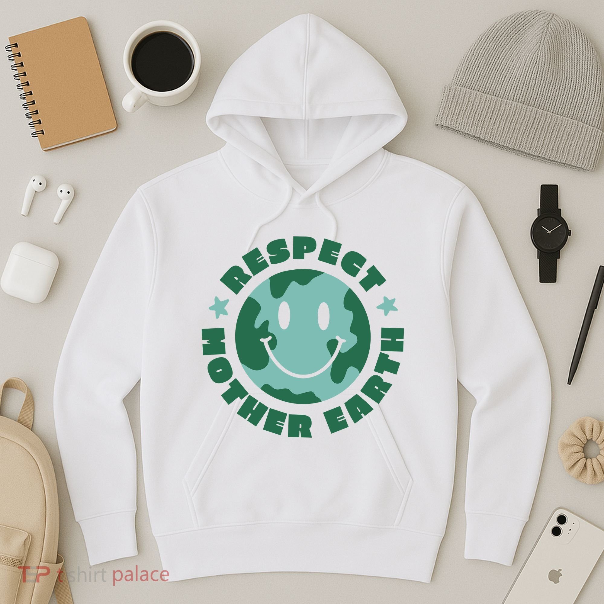 Respect Mother Earth Planet Hoodie