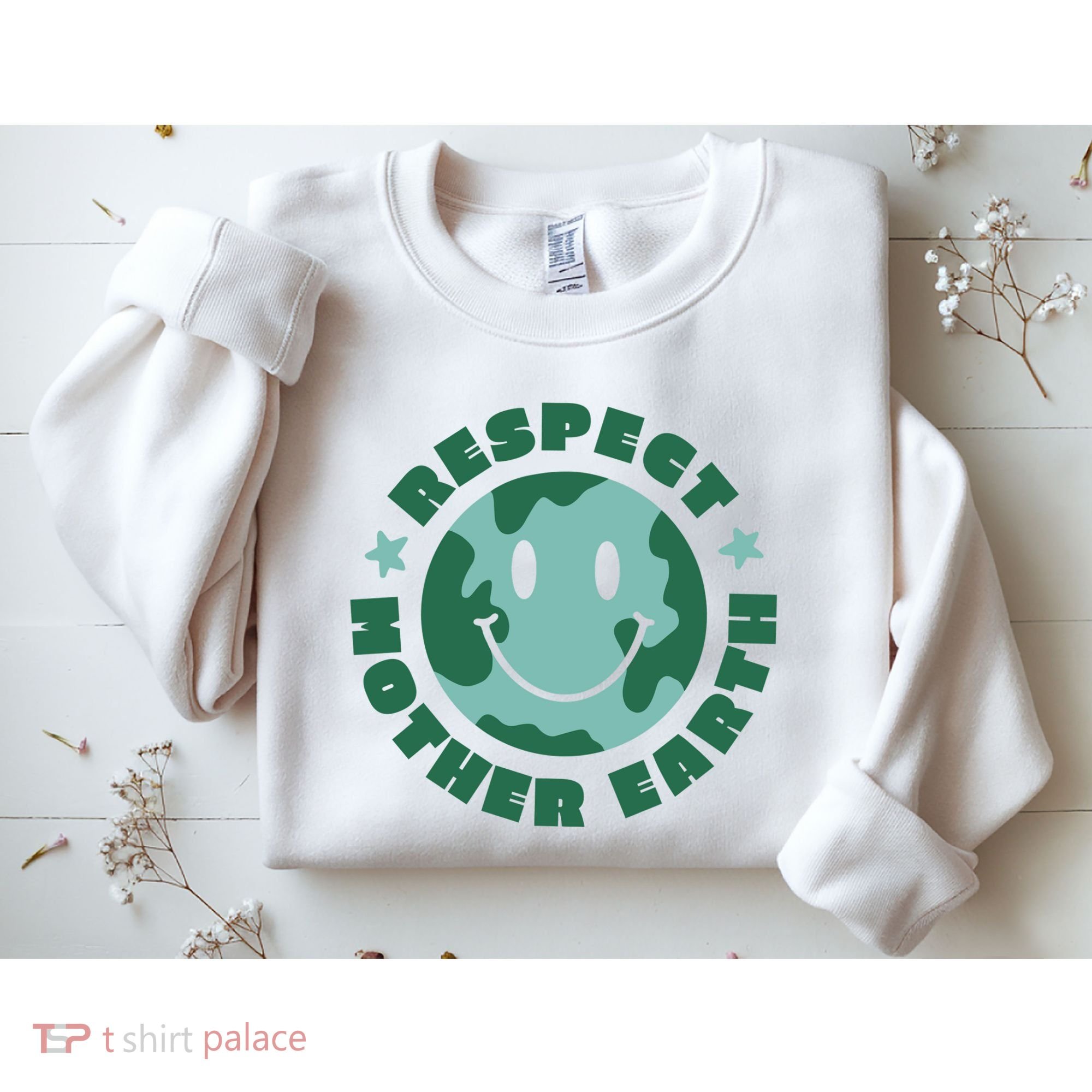 Respect Mother Earth Planet Sweatshirt
