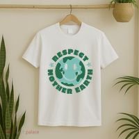 Respect Mother Earth Planet T-Shirt thumb 2