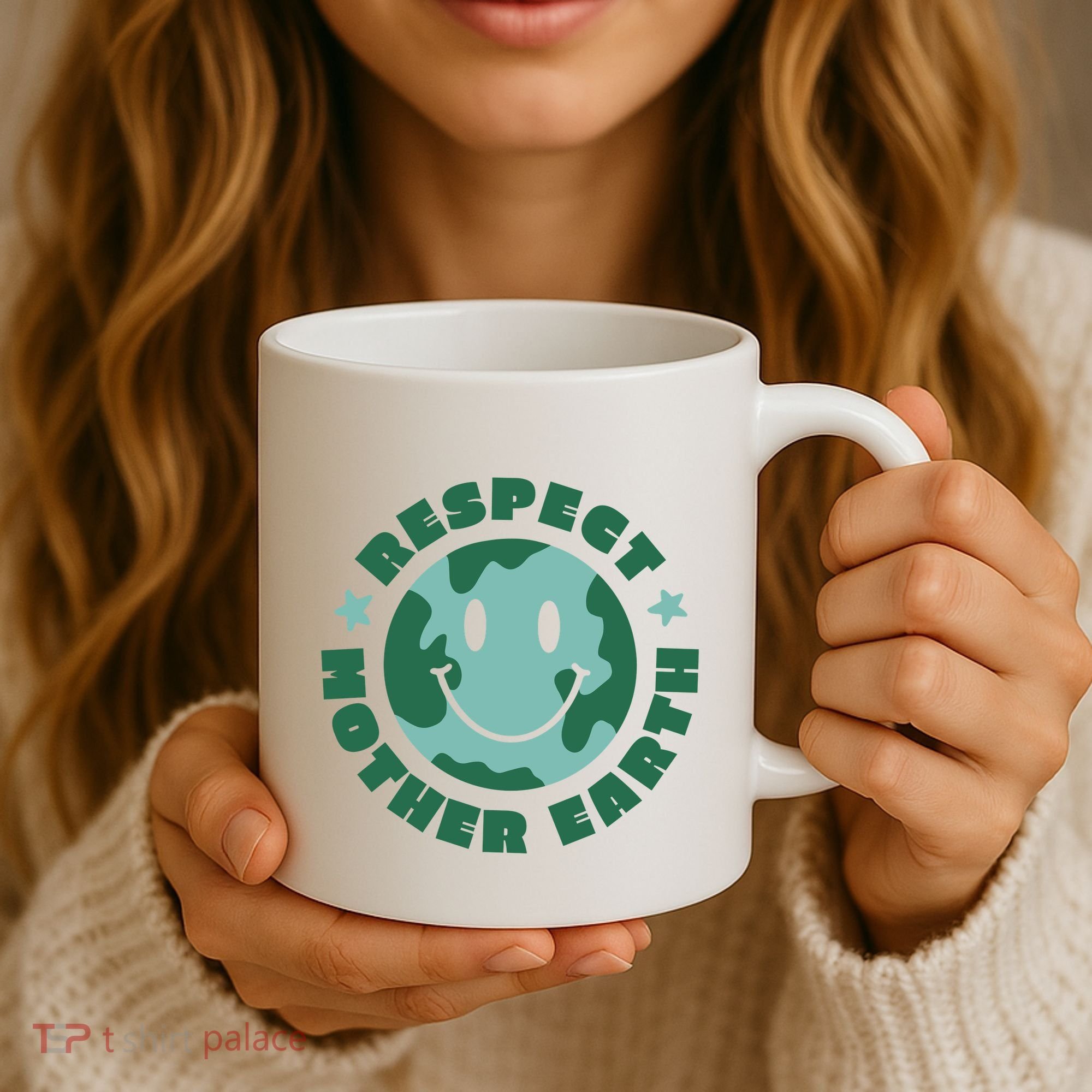 Respect Mother Earth Planet Coffee Mug