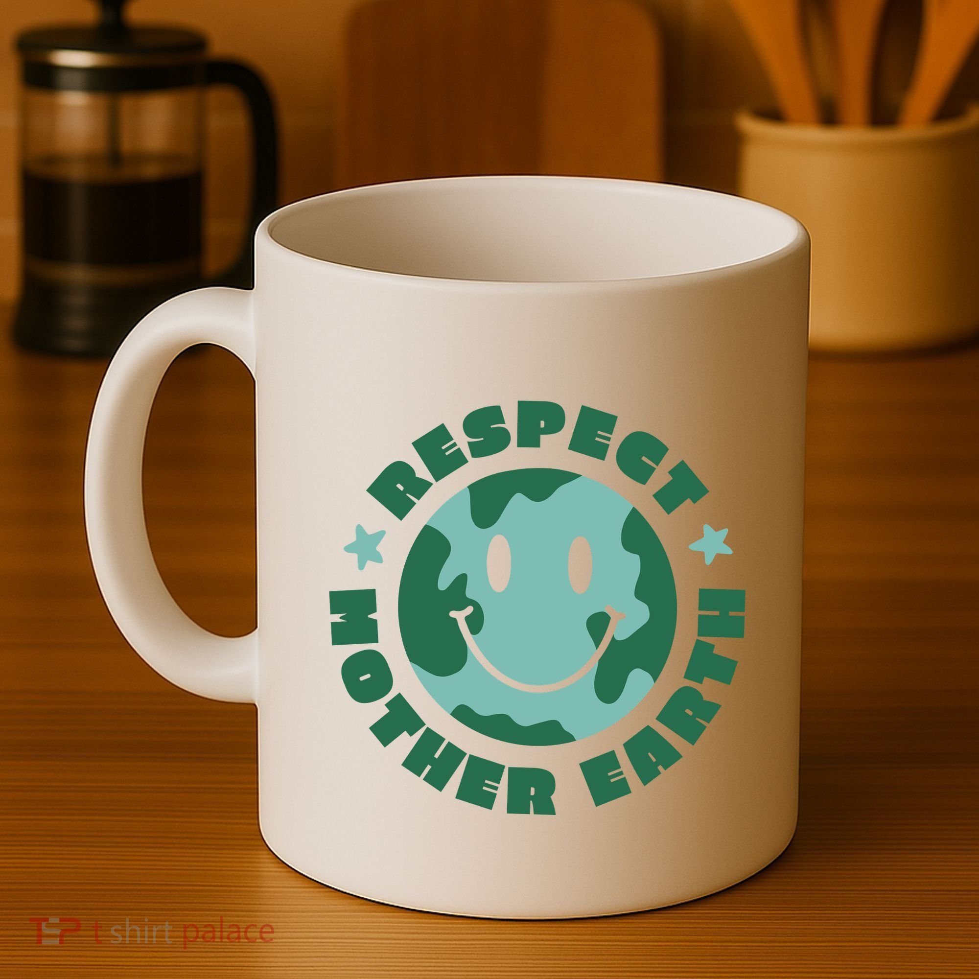 Respect Mother Earth Planet Coffee Mug