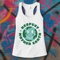Respect Mother Earth Planet Women's Tank Top thumb 3