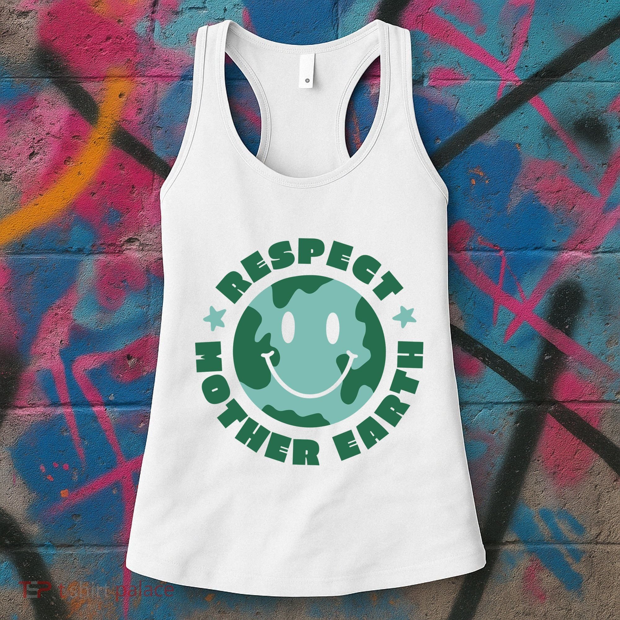 Respect Mother Earth Planet Women's Tank Top