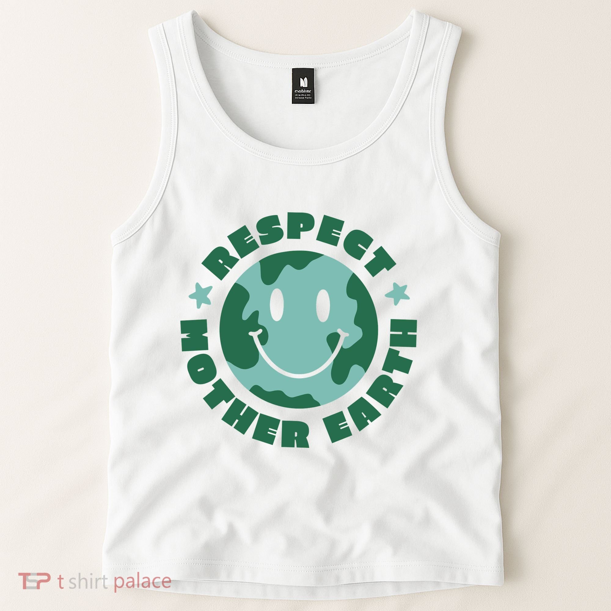 Respect Mother Earth Planet Tank Top