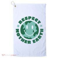 Respect Mother Earth Planet Golf Towel thumb 0
