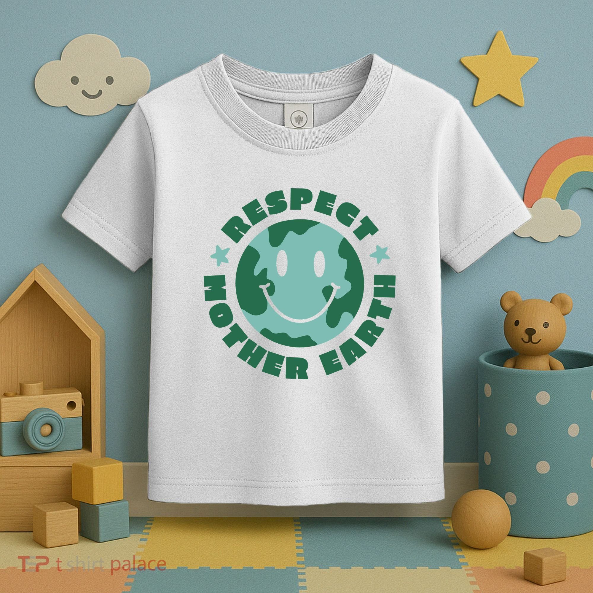 Respect Mother Earth Planet Toddler T-Shirt