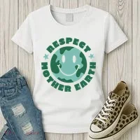 Respect Mother Earth Planet Women's T-Shirt thumb 3