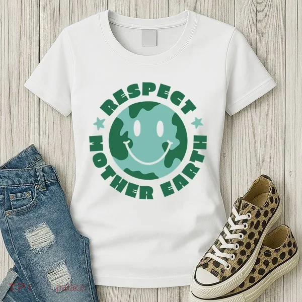 Respect Mother Earth Planet Women's T-Shirt