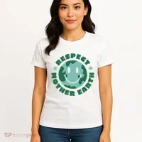 Respect Mother Earth Planet Women's T-Shirt thumb 4
