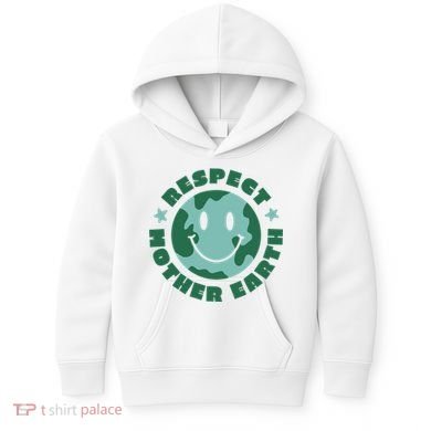 Respect Mother Earth Planet Kids Hoodie