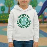Respect Mother Earth Planet Kids Hoodie thumb 3