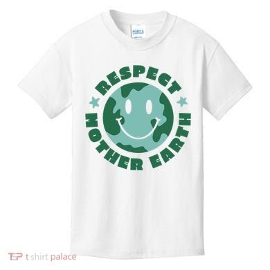 Respect Mother Earth Planet Kids T-Shirt