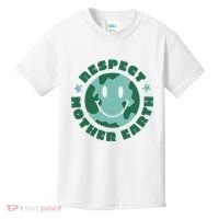 Respect Mother Earth Planet Kids T-Shirt thumb 0