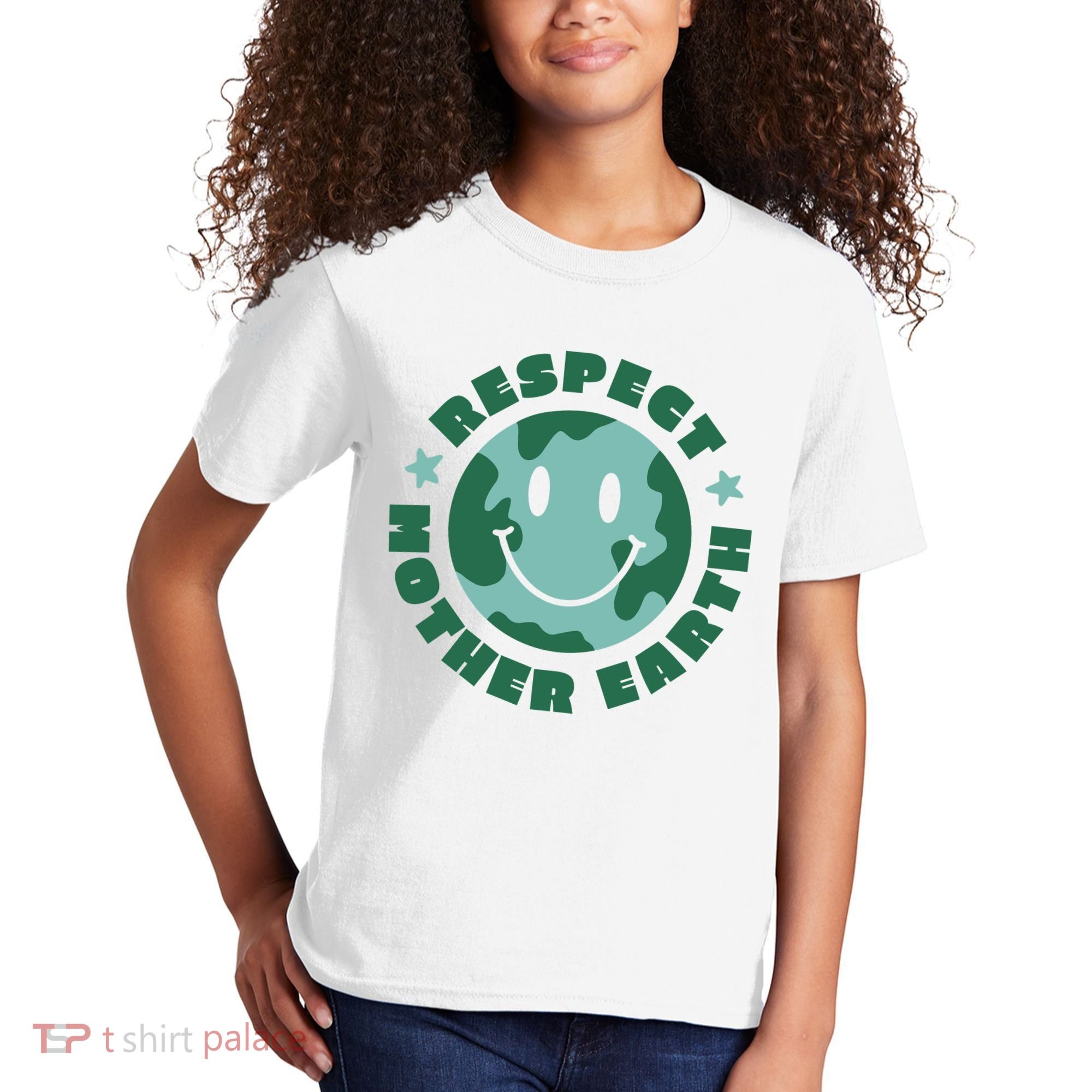 Respect Mother Earth Planet Kids T-Shirt