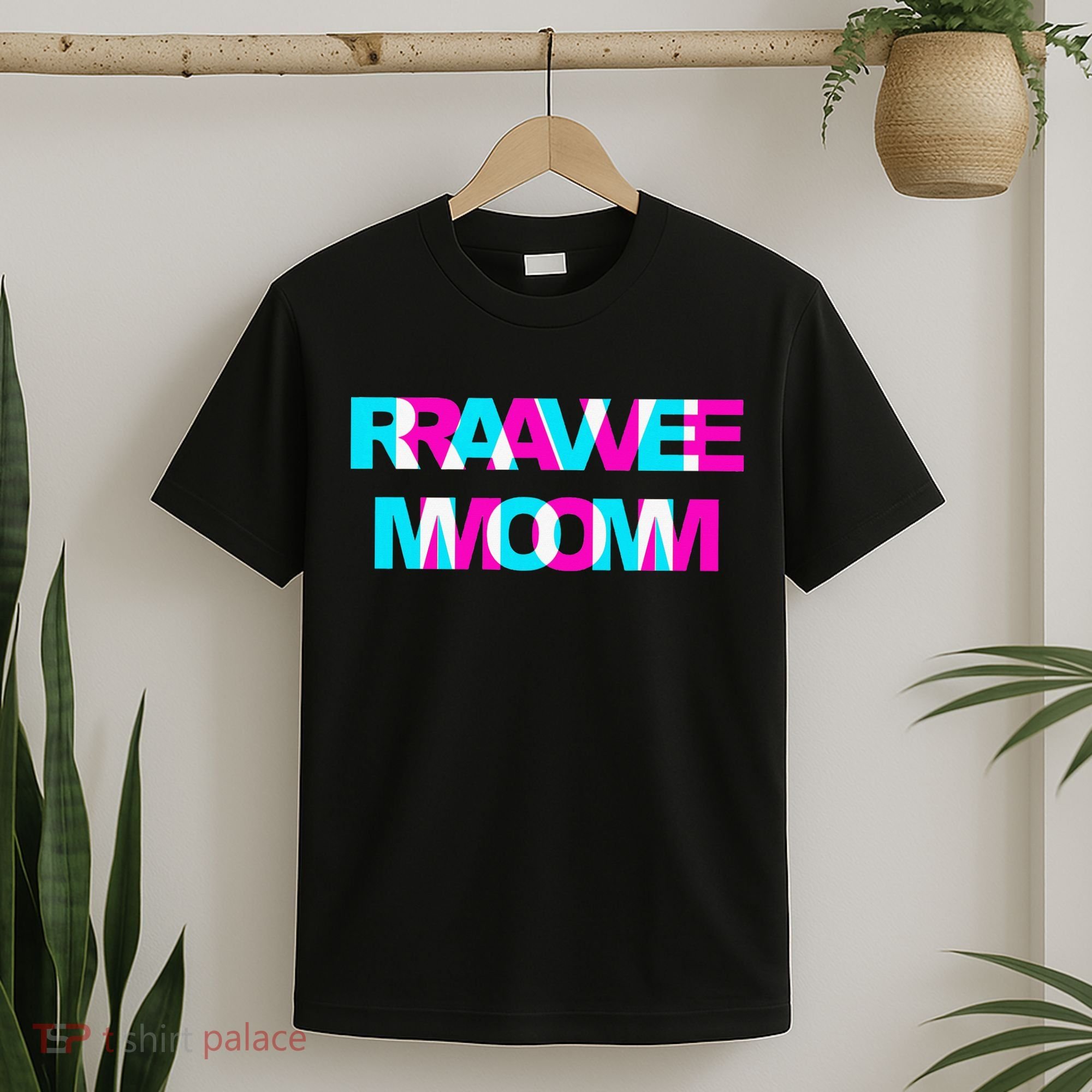 Rave Mom Edm Music Festival Mother Optical Illusion Trippy T-Shirt