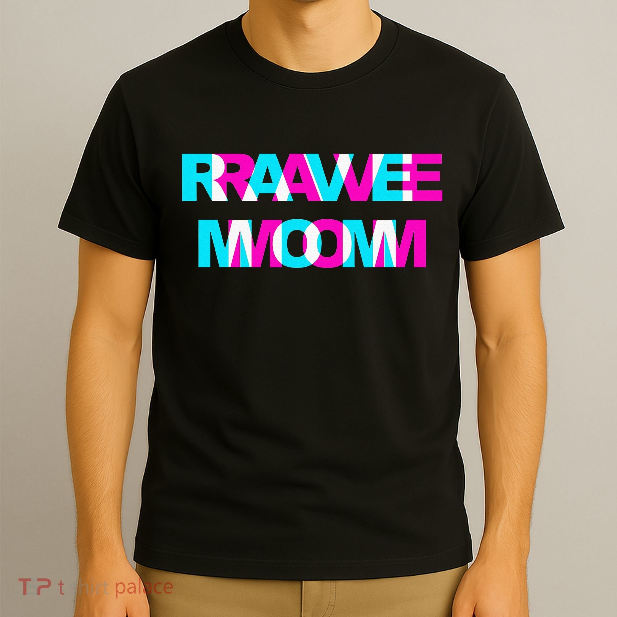 Rave Mom Edm Music Festival Mother Optical Illusion Trippy T-Shirt