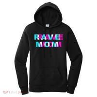Rave Mom Edm Music Festival Mother Optical Illusion Trippy Women's Hoodie thumb 0