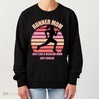 Runner Mom Funny Marathon Running Jogging Mothers Day Gift Women's Sweatshirt thumb 0