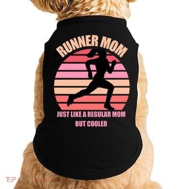 Runner Mom Funny Marathon Running Jogging Mothers Day Gift Doggie Tank