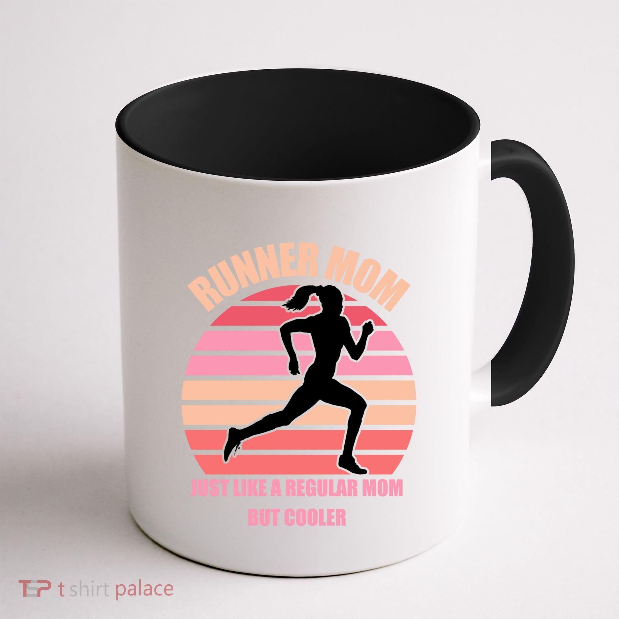 Runner Mom Funny Marathon Running Jogging Mothers Day Gift Coffee Mug